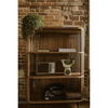 Henrich Bookshelf Light Brown, Shelving & Bookcase by Moe's Home, 41" width x 57" height x 16" depth thumbnail 7