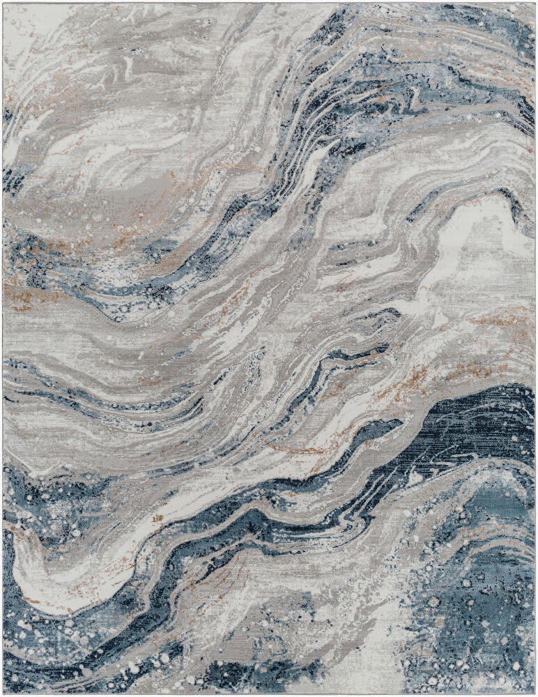 Allegro Machine Woven Rug, by Surya, 1'3.75" length x 1'3.75" width