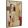 Peaches Framed Canvas Abstract Art thumbnail 4