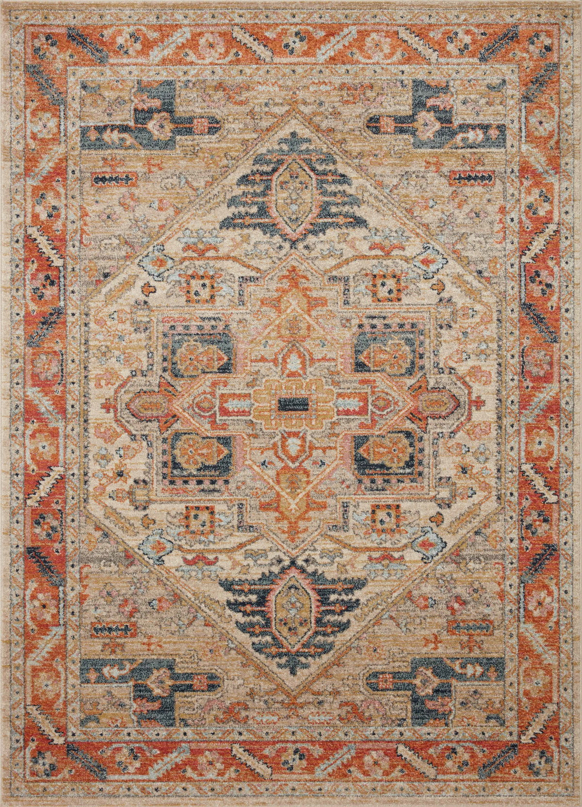 Loloi Jocelyn Rug, 5'5" length x 7'6" width View 1