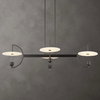 Kyoto 4 Light Linear LED Chandelier, Ceiling Light by Uttermost, 48.25" width x 12" height x 29.75" depth thumbnail 2