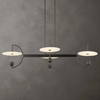 Kyoto 4 Light Linear LED Chandelier, Pendant by Uttermost, 48.25" width x 12" height x 29.75" depth thumbnail 2