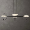 Kyoto 4 Light Linear LED Chandelier, Pendant by Uttermost, 48.25" width x 12" height x 29.75" depth thumbnail 2