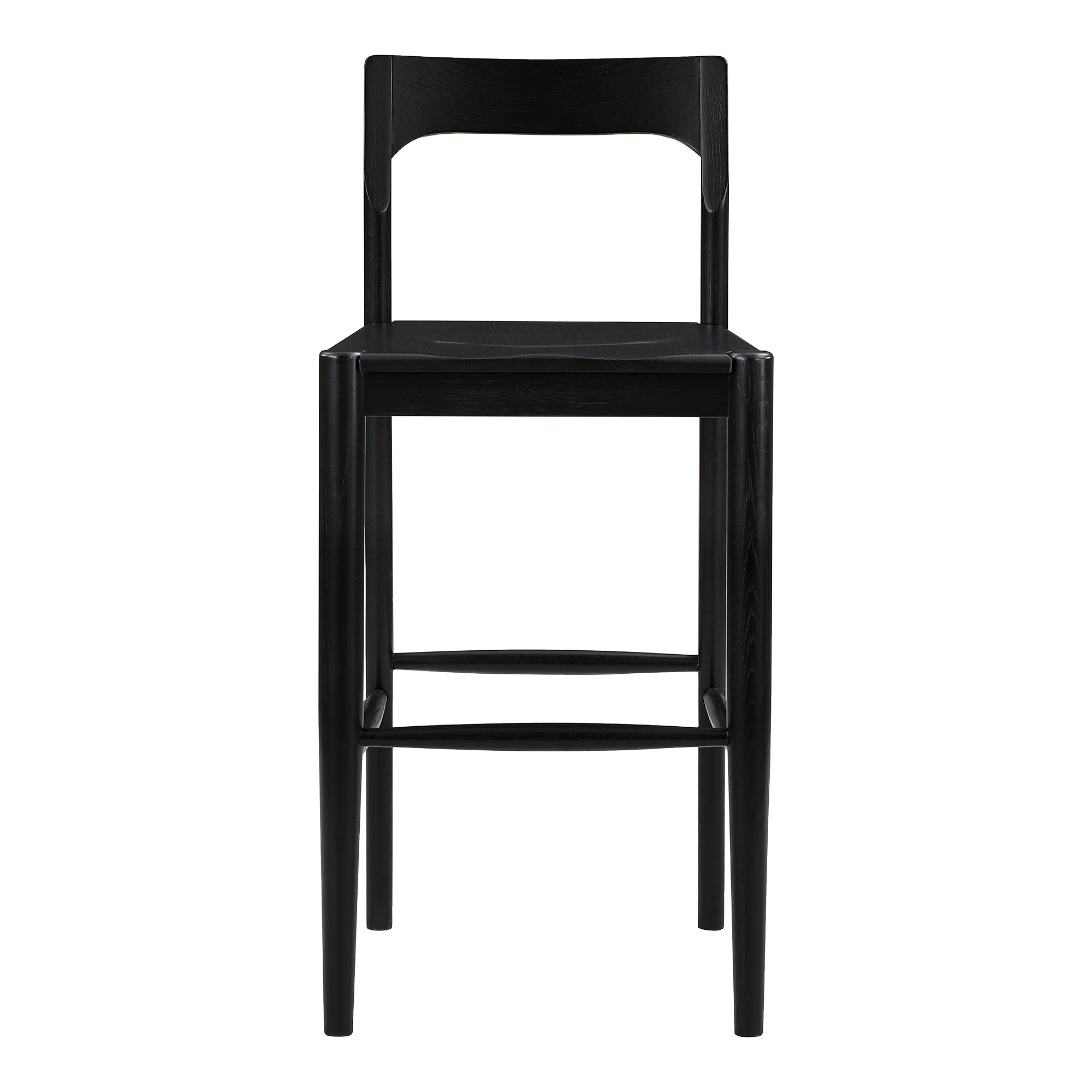 Owing Barstool Black, Counter & Bar Stool by Moe's Home, 19.5" width x 42" height x 20" depth View 1