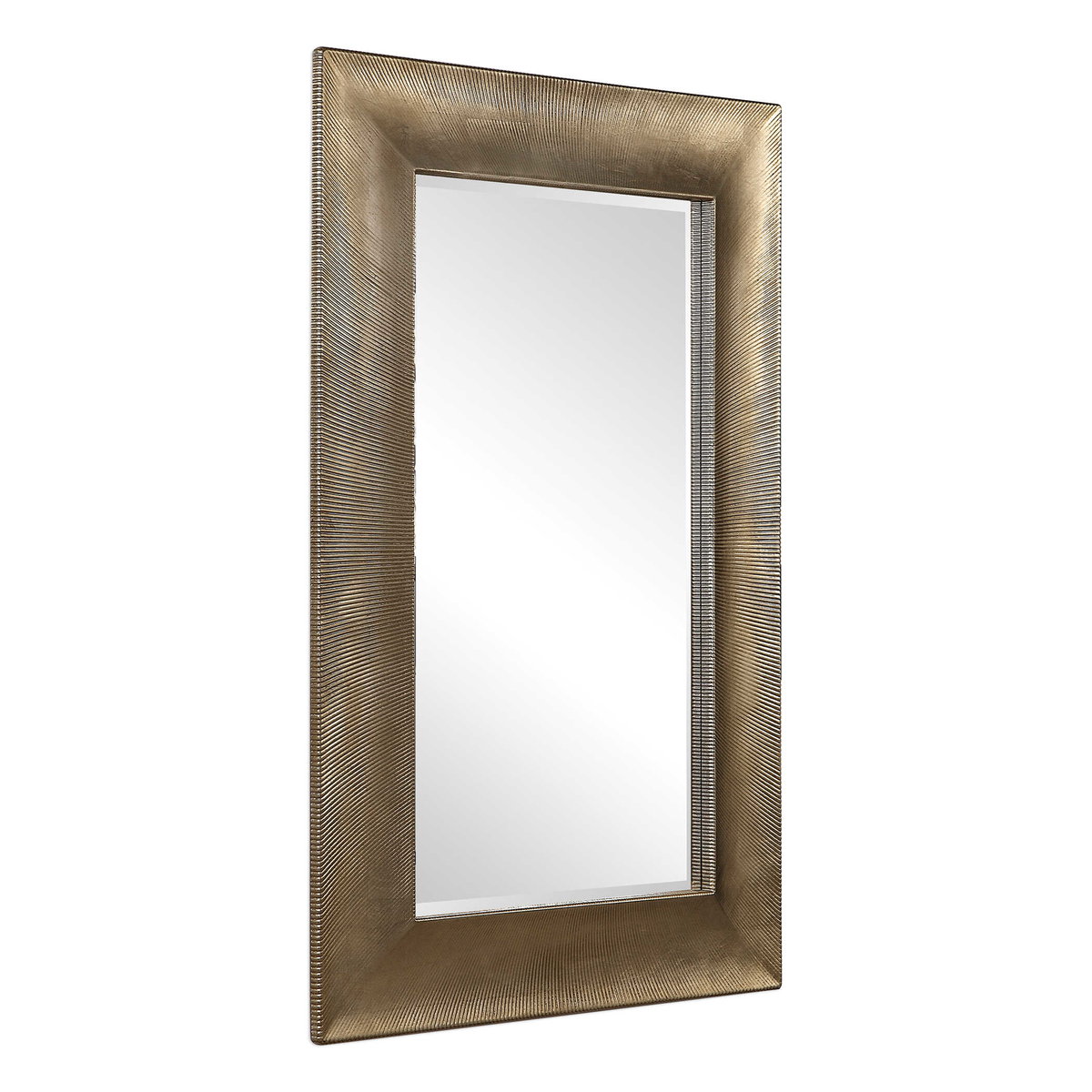 Valenton Large Champagne Mirror, by Uttermost, 39" width x 60" height x 1.5" depth View 4