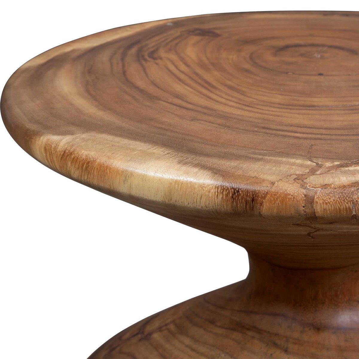 Lynx Hourglass Accent Table, Side & End Table by Uttermost, 17.5" width x 20" height x 17.5" depth View 8