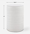 Borderline White Drum Table thumbnail 2