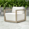 Remsen Outdoor Gray Lounge Chair, Outdoor Accent Chair by Uttermost, 2'9.5" width x 2'8" height x 2'11" depth thumbnail 2