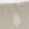 Enya 18L x 18W Beige and Cream Fabric Patterned Decorative Pillow Cover thumbnail 8