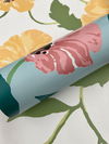 Jungle Garden Sky Blue Peel & Stick Wallpaper thumbnail 4