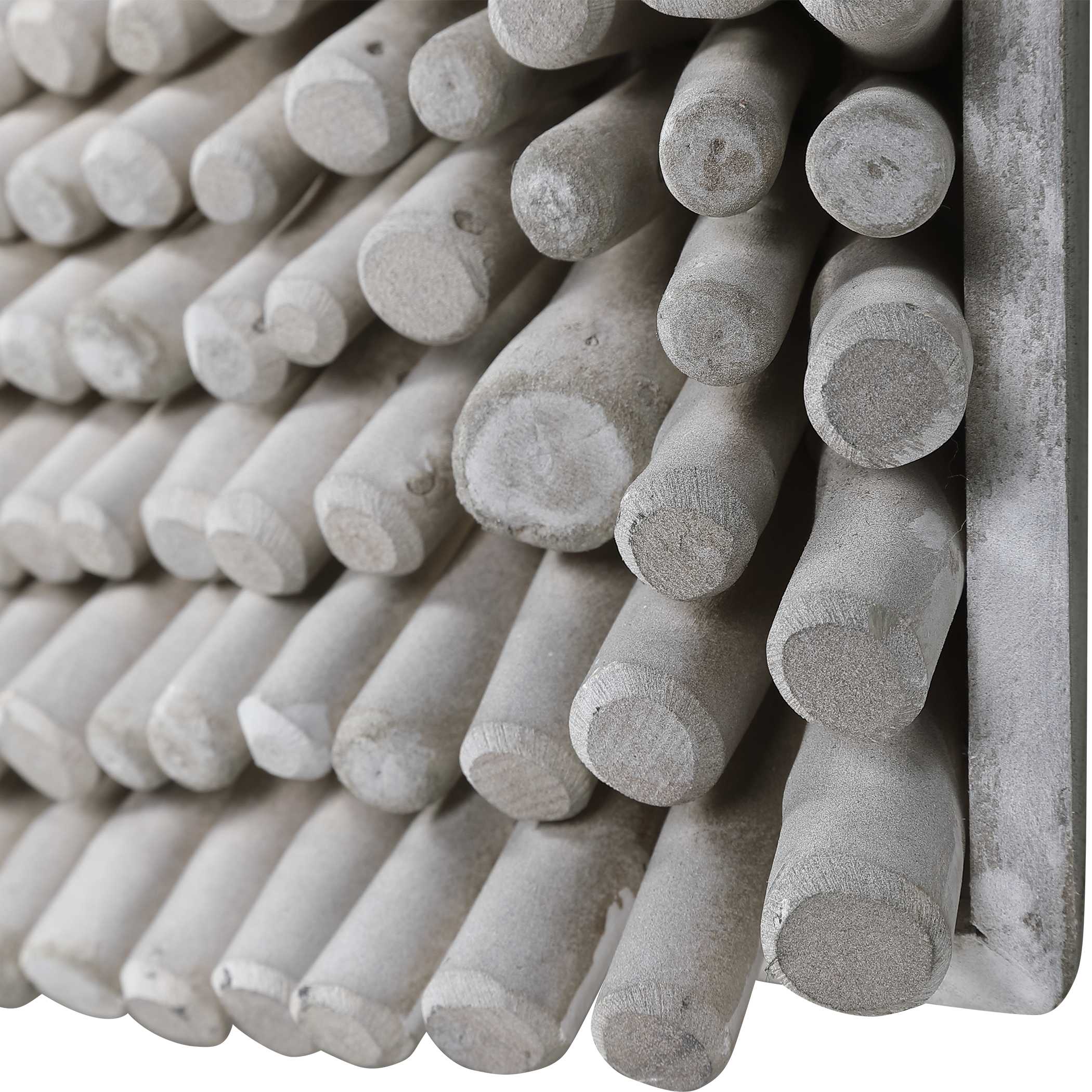 Portside Wood Wall Panel, Sculptural Wall Art by Uttermost, 24" width x 24" height x 3.5" depth View 6