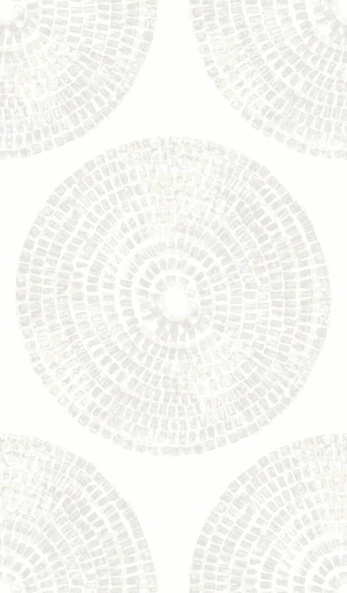 Medali Grey Peel & Stick Wallpaper