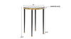 Stiletto Antique Gold Side Table thumbnail 2