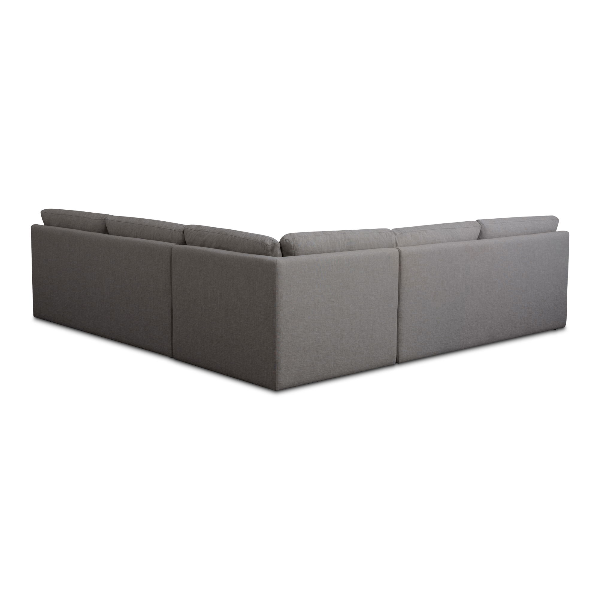 Miles Outdoor Modular 3 Piece Speckled Light Grey large image 