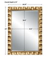 Haya Scalloped Gold Mirror thumbnail 2