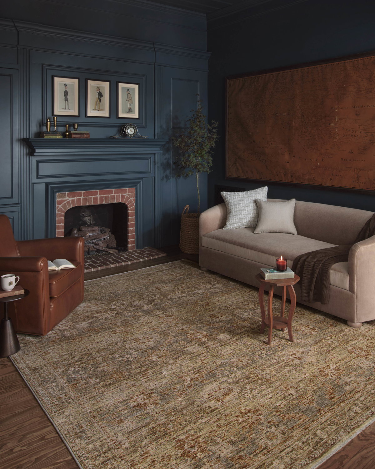 Magnolia Home by Joanna Gaines x Loloi Junie Rug, 5'3" length x 5'3" width View 2