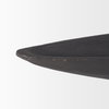 Piero Large Matte Black Metal Decorative Bowl, by Mercana, 39" length x 5" width x 4.33" height thumbnail 9