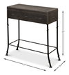 Grey Leather Shagreen Box On Stand, by Sarreid, 10" length x 2' width x 2'1" height thumbnail 14