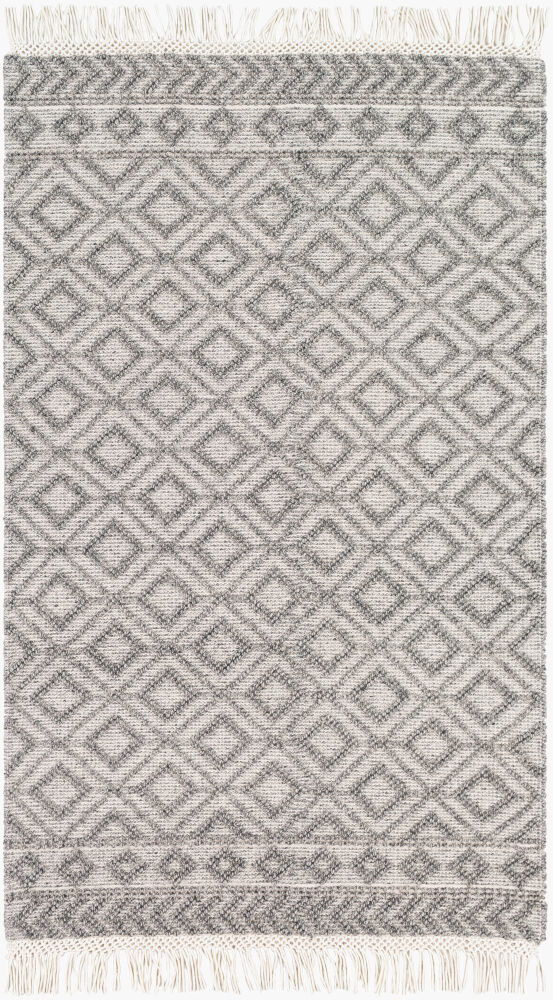 Farmhouse Tassels Handmade Rug large image 