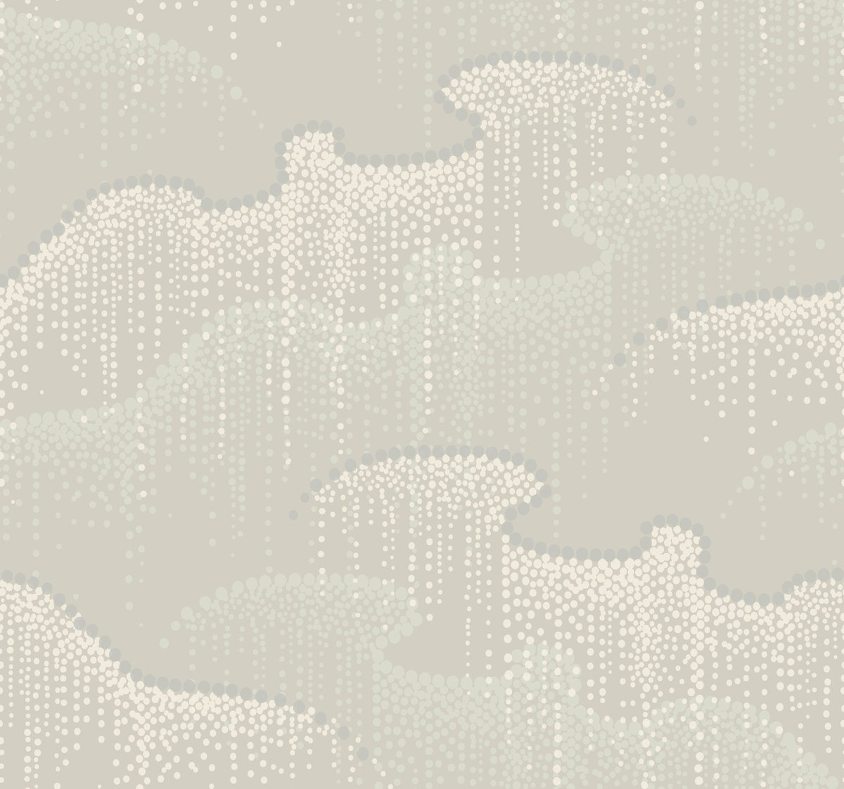 Moonglight Pearls Light Taupe Wallpaper, by York Wall, 27' length x 2'3" width x 0.02" depth