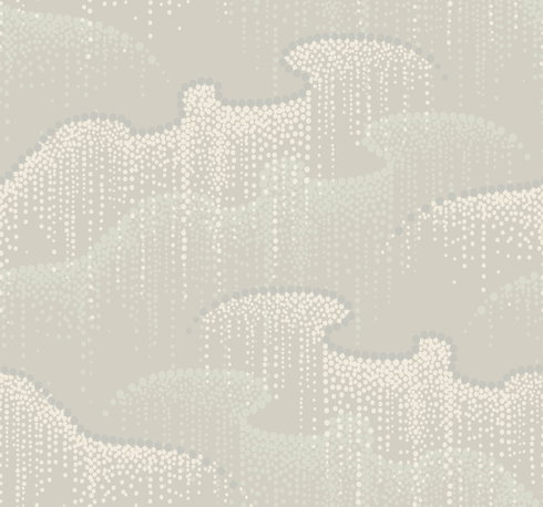 Moonglight Pearls Light Taupe Wallpaper