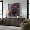 Plum Ranculus Framed Floral Art, by Uttermost, 50.7" width x 50.7" height x 2" depth thumbnail 3