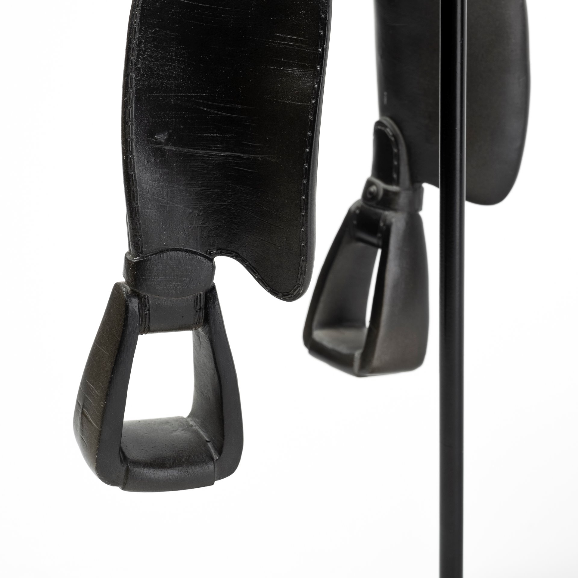 Colt I 9L x 8W Black Equestrian-Inspired Western Horse Saddle, Decorative Object by Mercana, 9.06" length x 8.27" width x 16.34" height View 8