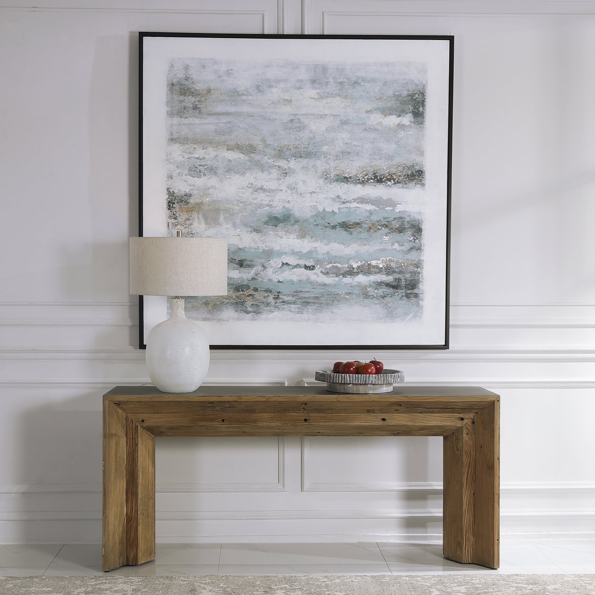 Vail Reclaimed Wood Console Table, by Uttermost, 72" width x 32" height x 18" depth View 2