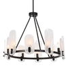 Ellipse 10 Light Dark Bronze Chandelier thumbnail 3