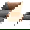 Amos Leather Accent Chair thumbnail 0