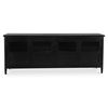 Henry Metal Media Unit Black, Media Console by Moe's Home, 65" width x 25" height x 19" depth thumbnail 1