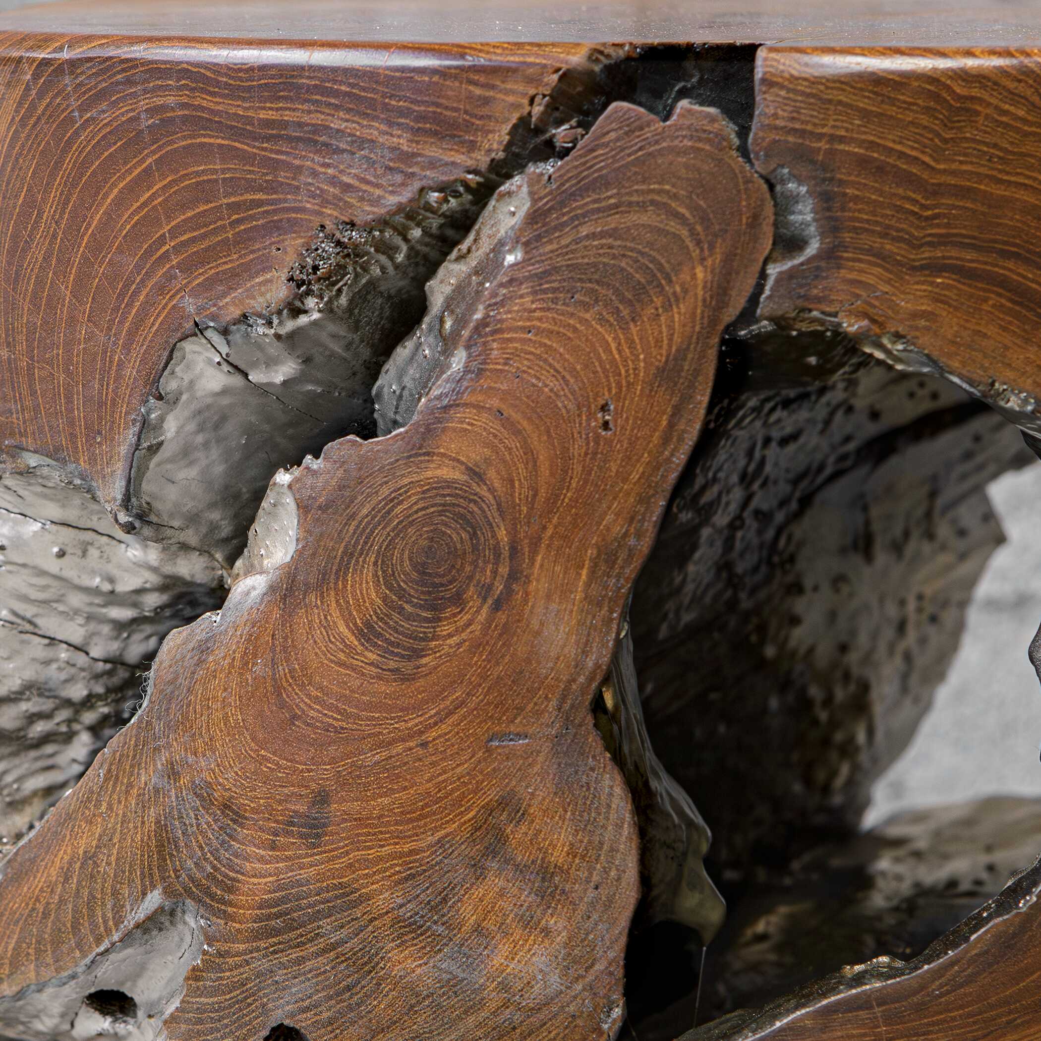 Rafe Wooden Accent Stool, Furniture by Uttermost, 13.5" width x 18" height x 13.5" depth View 7