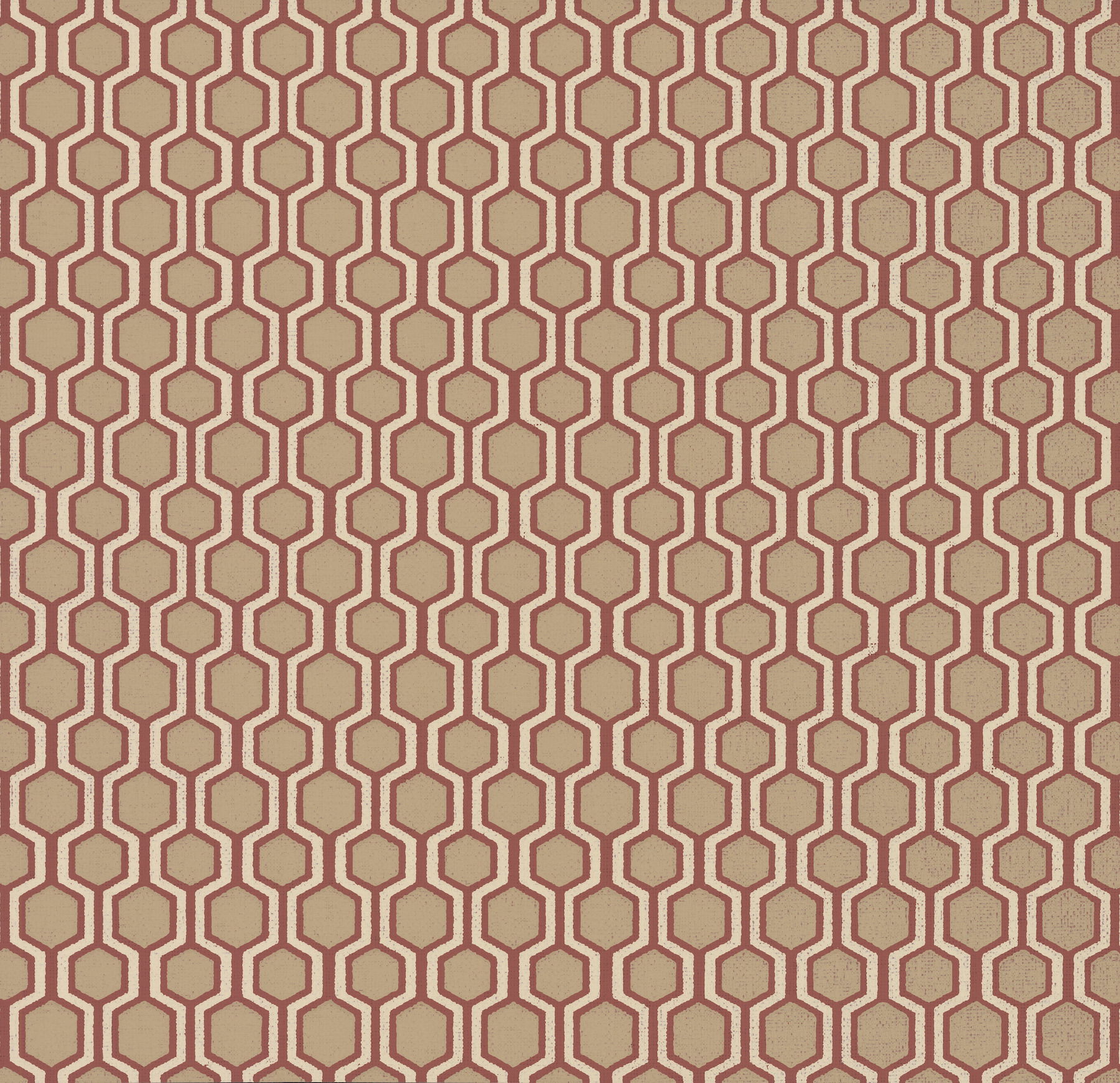 Bee Sweet Red Wallpaper, by York Wall, 27' length x 2'3" width x 0.02" depth View 1