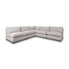 Halston 5 piece Banquet Light Grey Sofa Set thumbnail 0