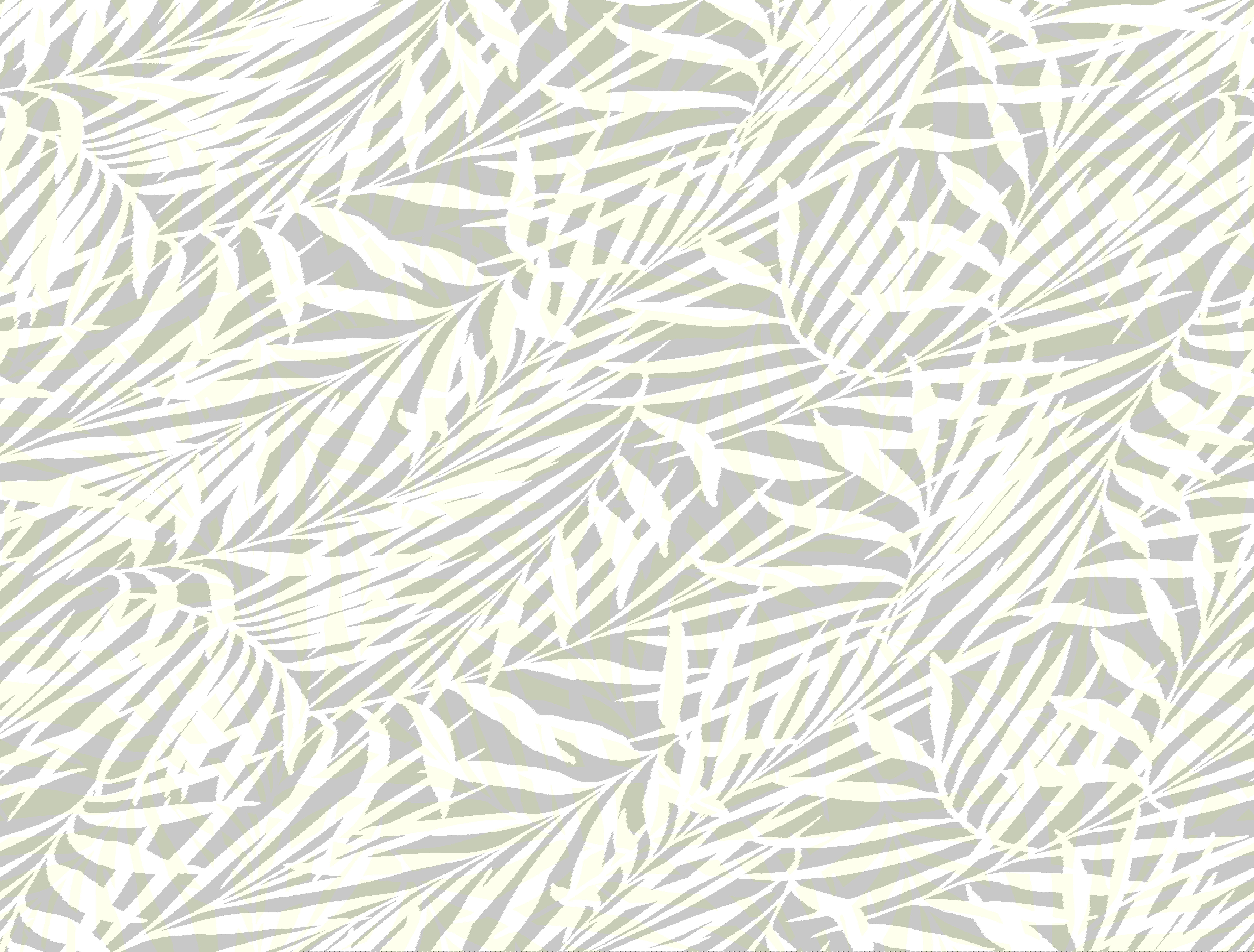 Oahu Fronds Off White Peel & Stick Wallpaper large image 