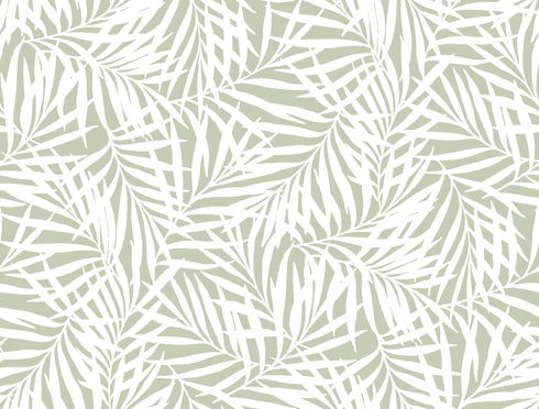 Oahu Fronds Off White Peel & Stick Wallpaper