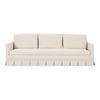 Pellicano Sofa Cream, Sofas & Sectional by Moe's Home, 98" width x 34.35" height x 36.5" depth thumbnail 1