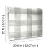 Checkmate Watercolor Plaid Grey Peel & Stick Wallpaper thumbnail 3