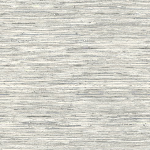 Faux Grasscloth Light Grey Peel & Stick Wallpaper
