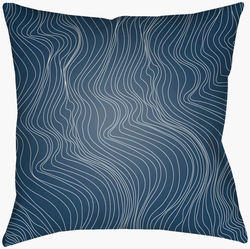 Modern Lines Accent Pillow, Decorative Pillow by Surya, 16" length x 16" width
