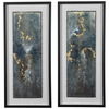 Glimmering Agate Abstract Prints Set/2, Painting by Uttermost, 19.5" width x 43.5" height x 1.5" depth thumbnail 1