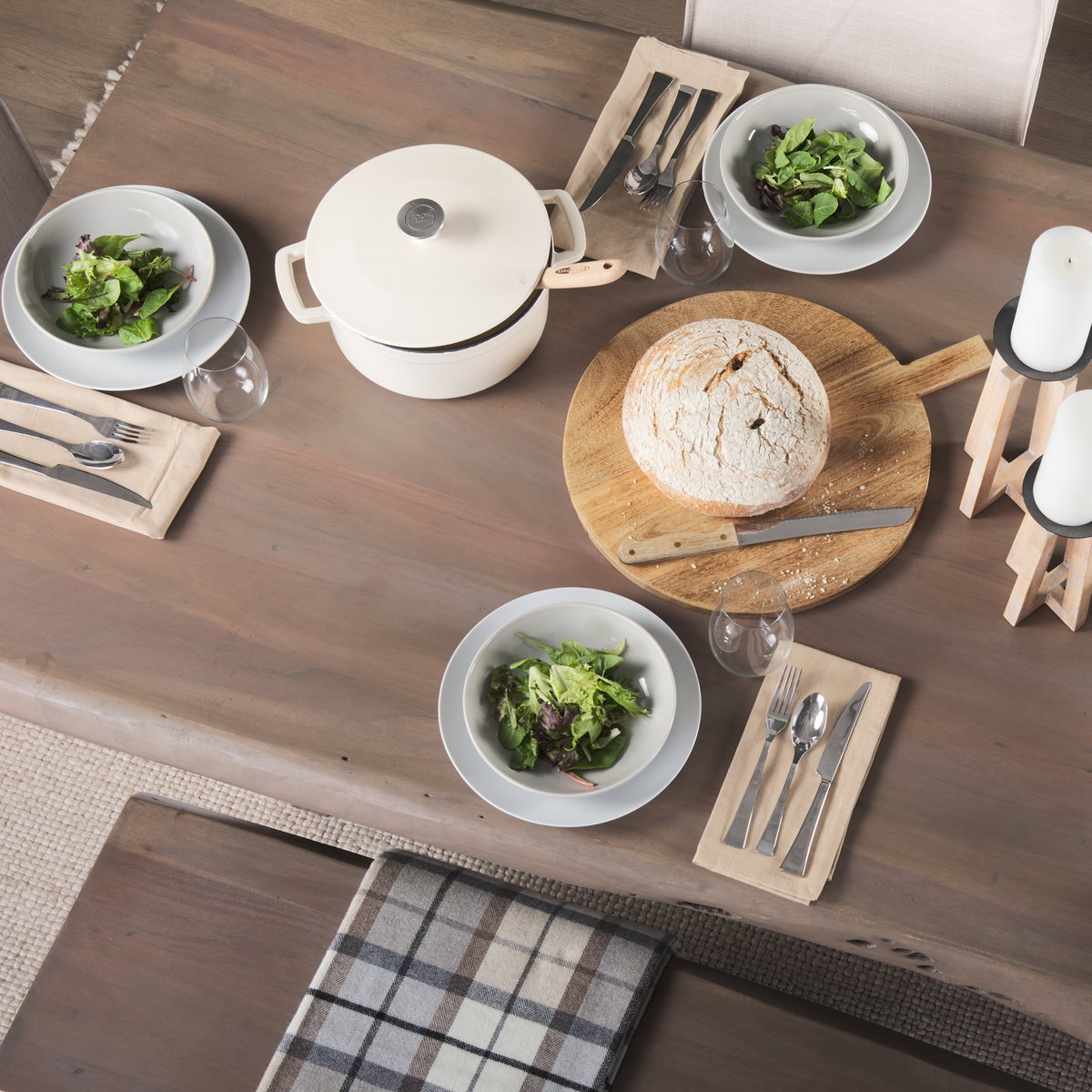 Konstantin 94'L x 40'W Rectangular Dining Table | Modern | Med Brown Wood | Seats 8, by Mercana, 94" length x 40" width x 30" height View 5