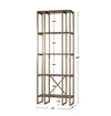 Karishma Antique Gold Etagere thumbnail 2