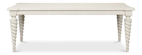 Teagan Dining Table, Antique White