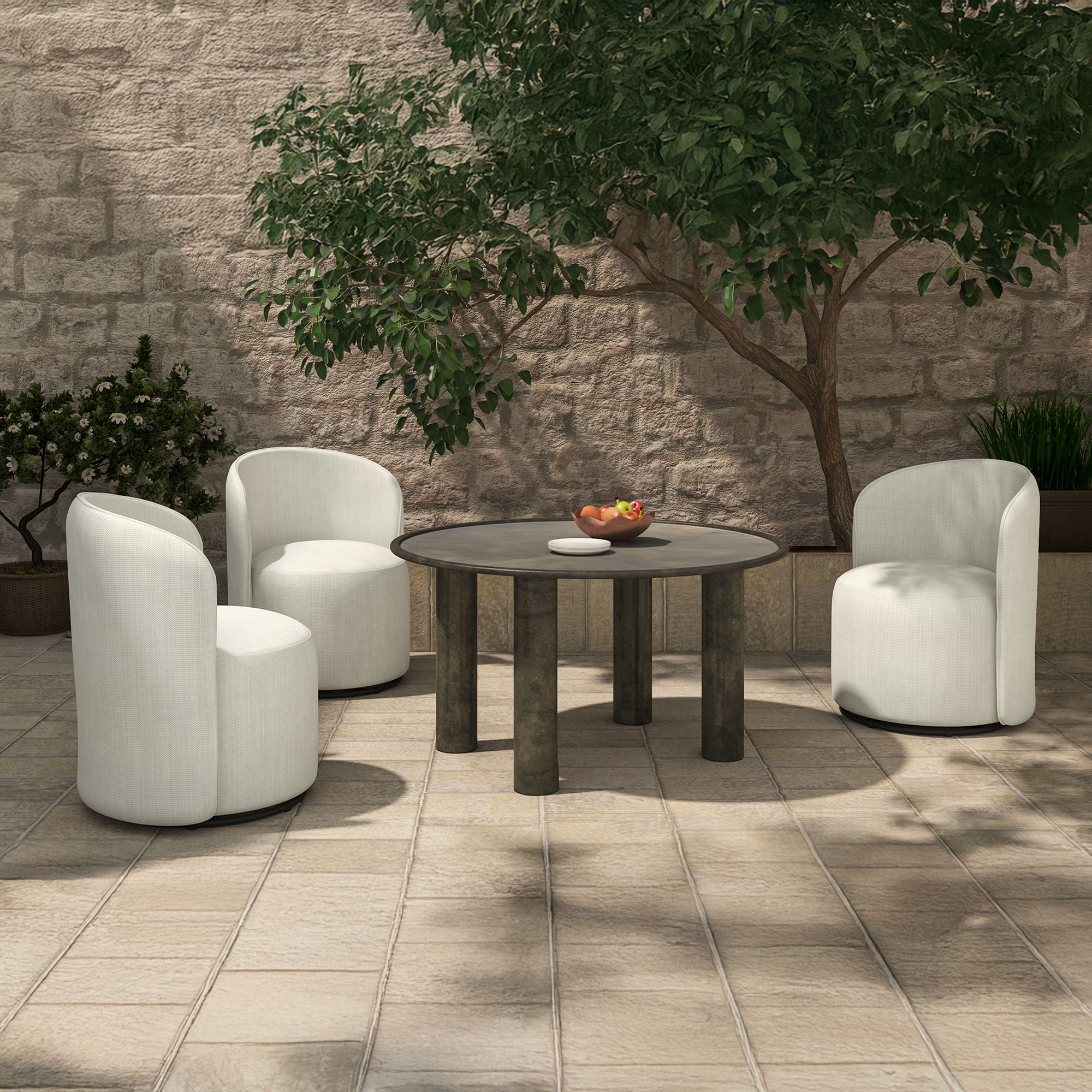 Deacon Outdoor Dining Table Deep Bronze, Outdoor Table by Moe's Home, 5' width x 2'7" height x 5' depth View 8