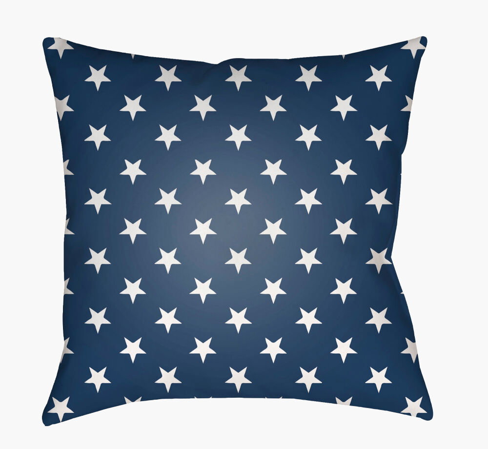 Americana II Accent Pillow, Decorative Pillow by Surya, 18" length x 18" width
