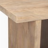 Nohr Light Brown Accent Table, Side & End Table by Mercana, 22" length x 18" width x 22" height thumbnail 7