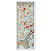Blooming Coral and Blue 2 (Gold Leaf), by Oliver Gal,  20x54 thumbnail 1