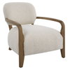 Telluride Natural Shearling Accent Chair, by Uttermost, 28" width x 29" height x 30" depth thumbnail 5
