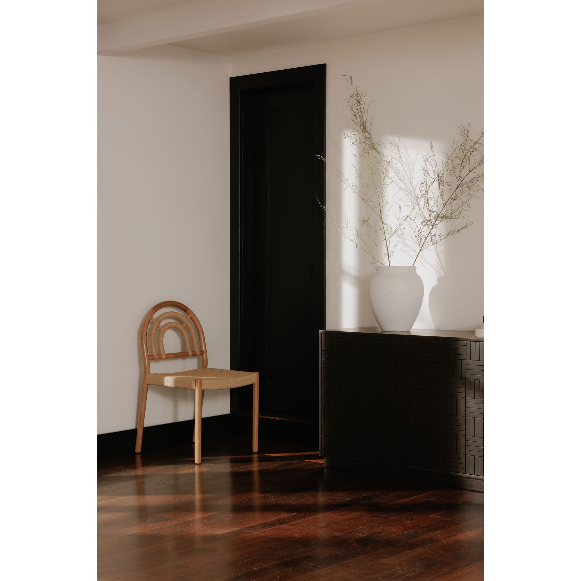 Avery Dining Chair Natural – Set Of Two, by Moe's Home, 20" width x 34.75" height x 21.5" depth View 12